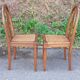 Art Deco oak chandy chairs 1930