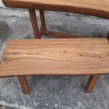 Duo of brutalist tables