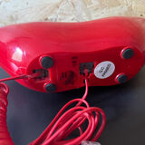 Téléphone vintage rouge bouche red lips