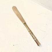 Golden brass butter knife, Hollywood Regency – circa 1970