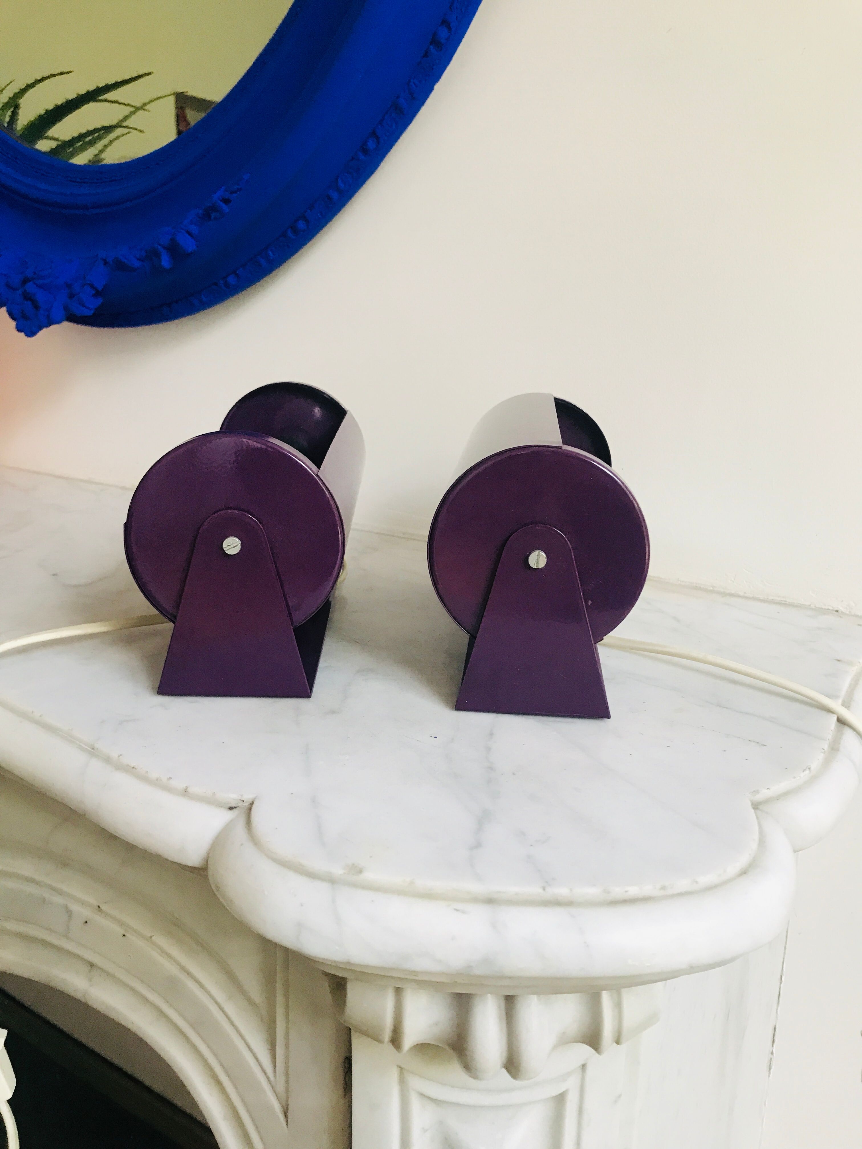 Pair of Ikea flap sconces