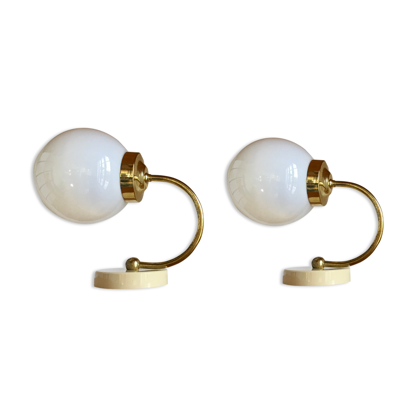 Brass wall light 1960s