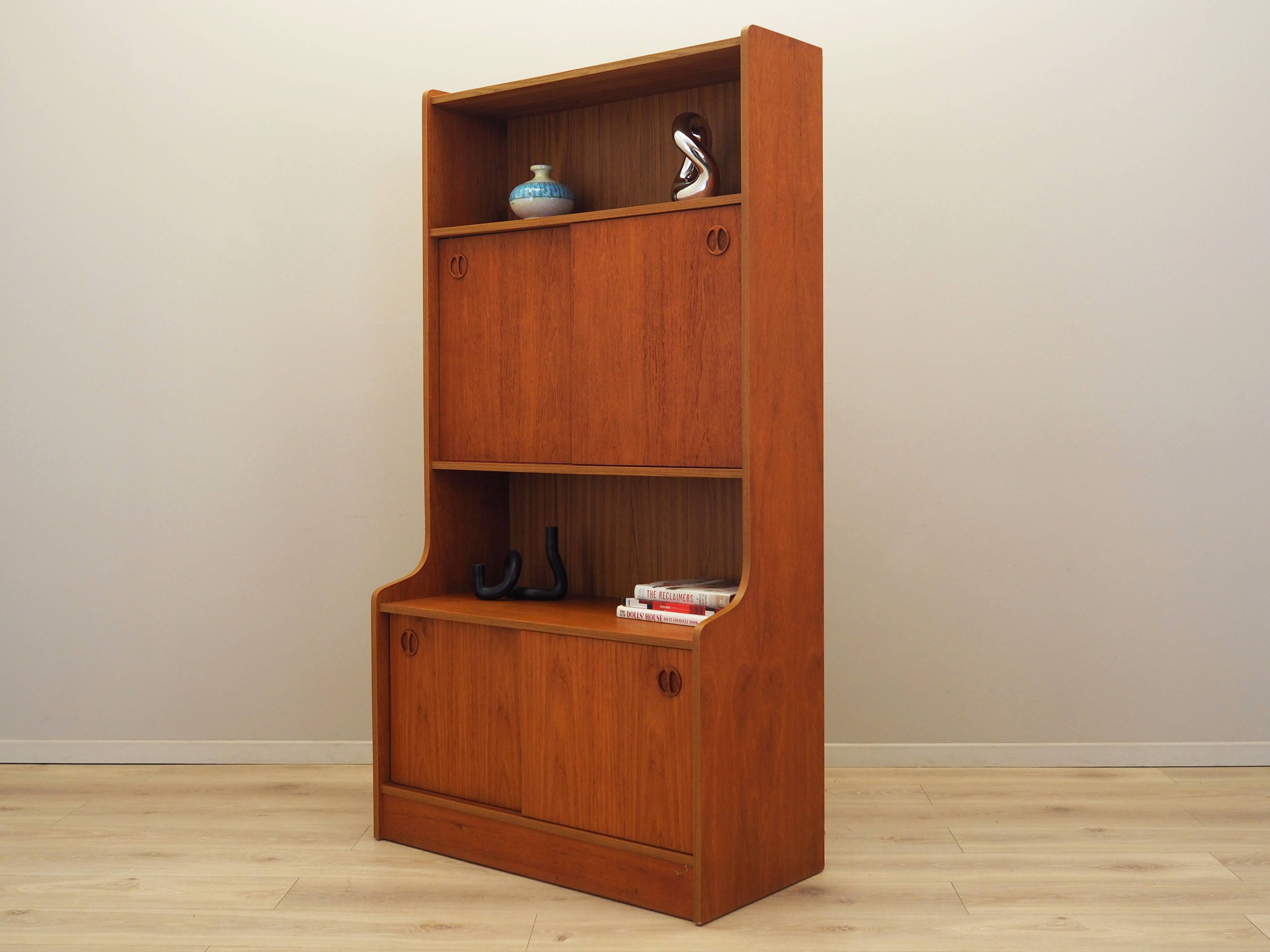 Teak bookcase, Danish design, 1960s, production: Denmark