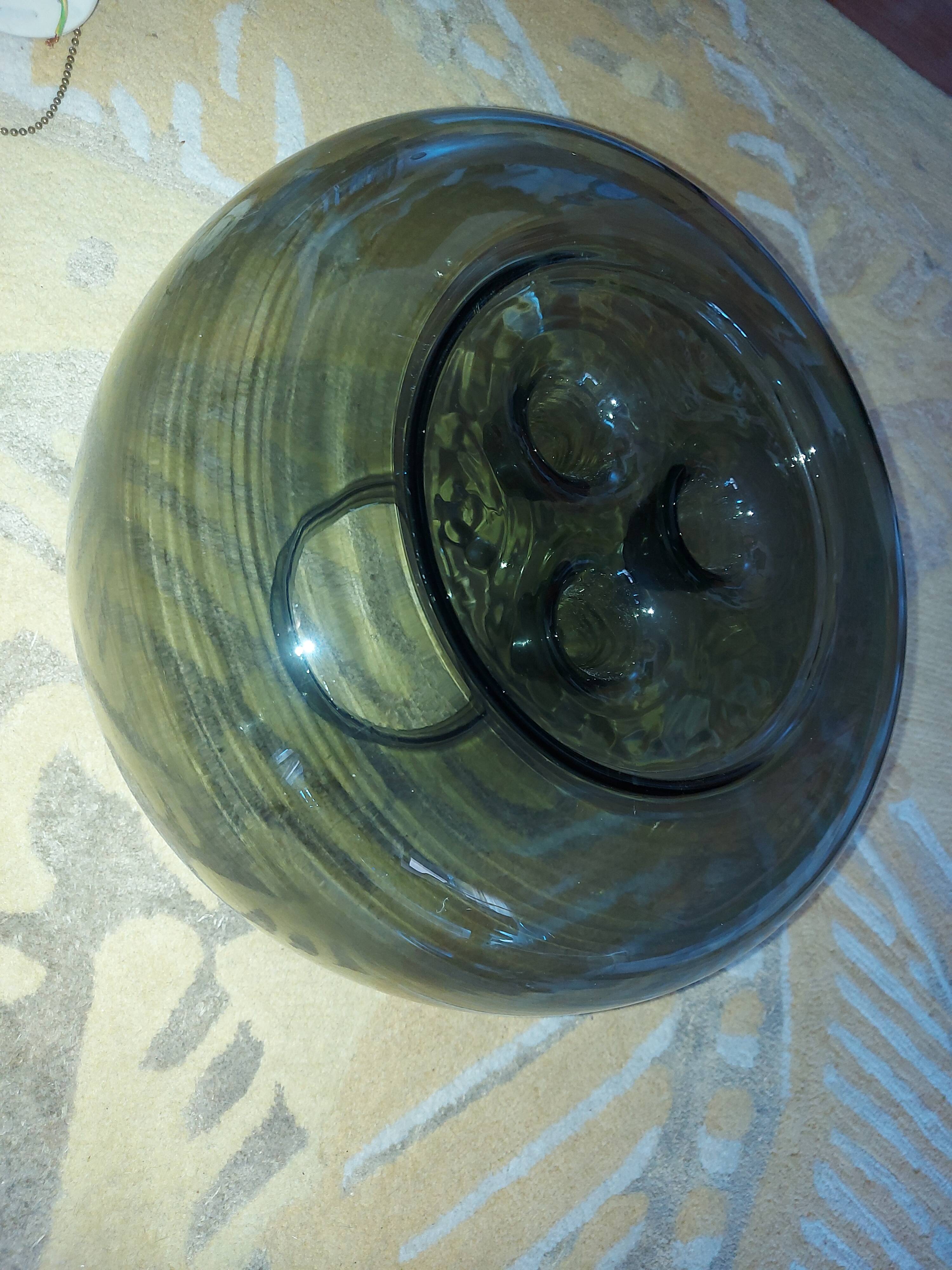 1970s trianon raak glass pendant pendant