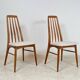 2 oak chairs Eva by Niels Koefoed 1960