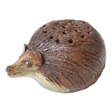 Ceramic hedgehog flower pick by Jacky Coville