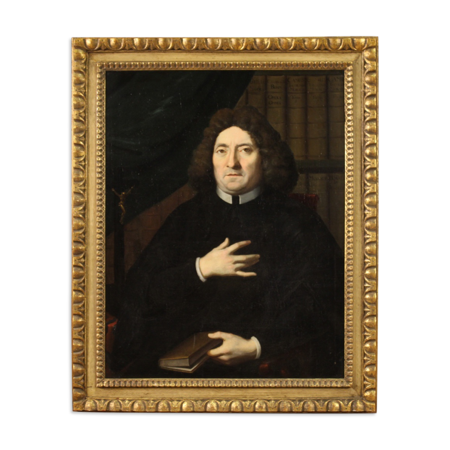 Portrait signed gerrit van gimning and dated 1715