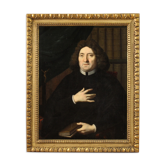 Portrait signed gerrit van gimning and dated 1715