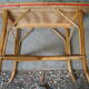 Old rattan coffee table