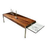Vintage Dutch Design coffee table by Topform, rosewood, 1960s.