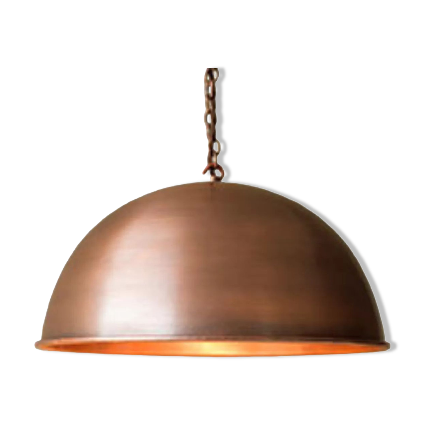 Handmade copper suspension
