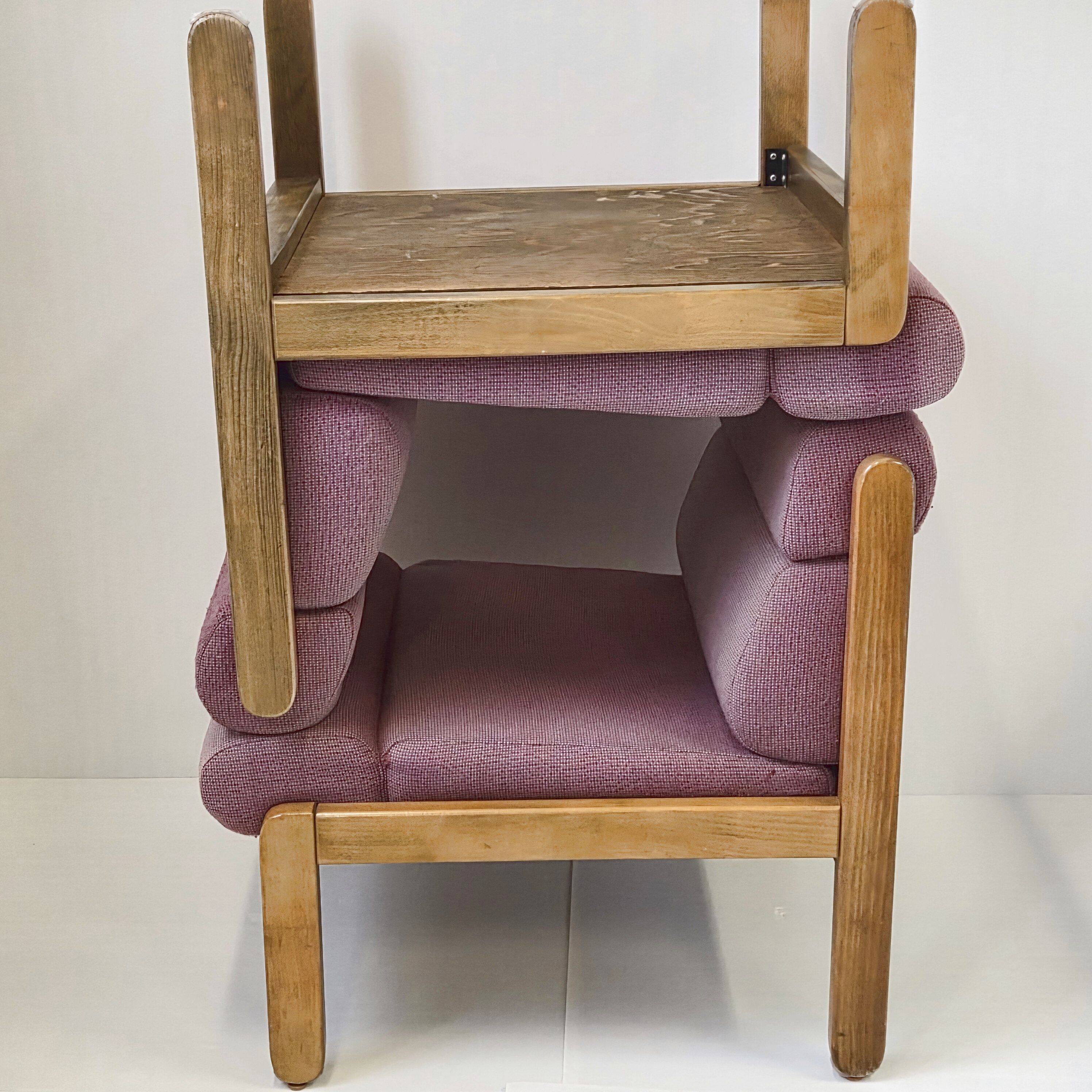 Pair of vintage Socol Souvignet armchairs, 1960