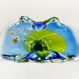 1960's Art Glass Bowl by Josef Hospodka, Czechoslovakia