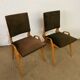 Paire de chaises vintage Maurice Pré des années 50