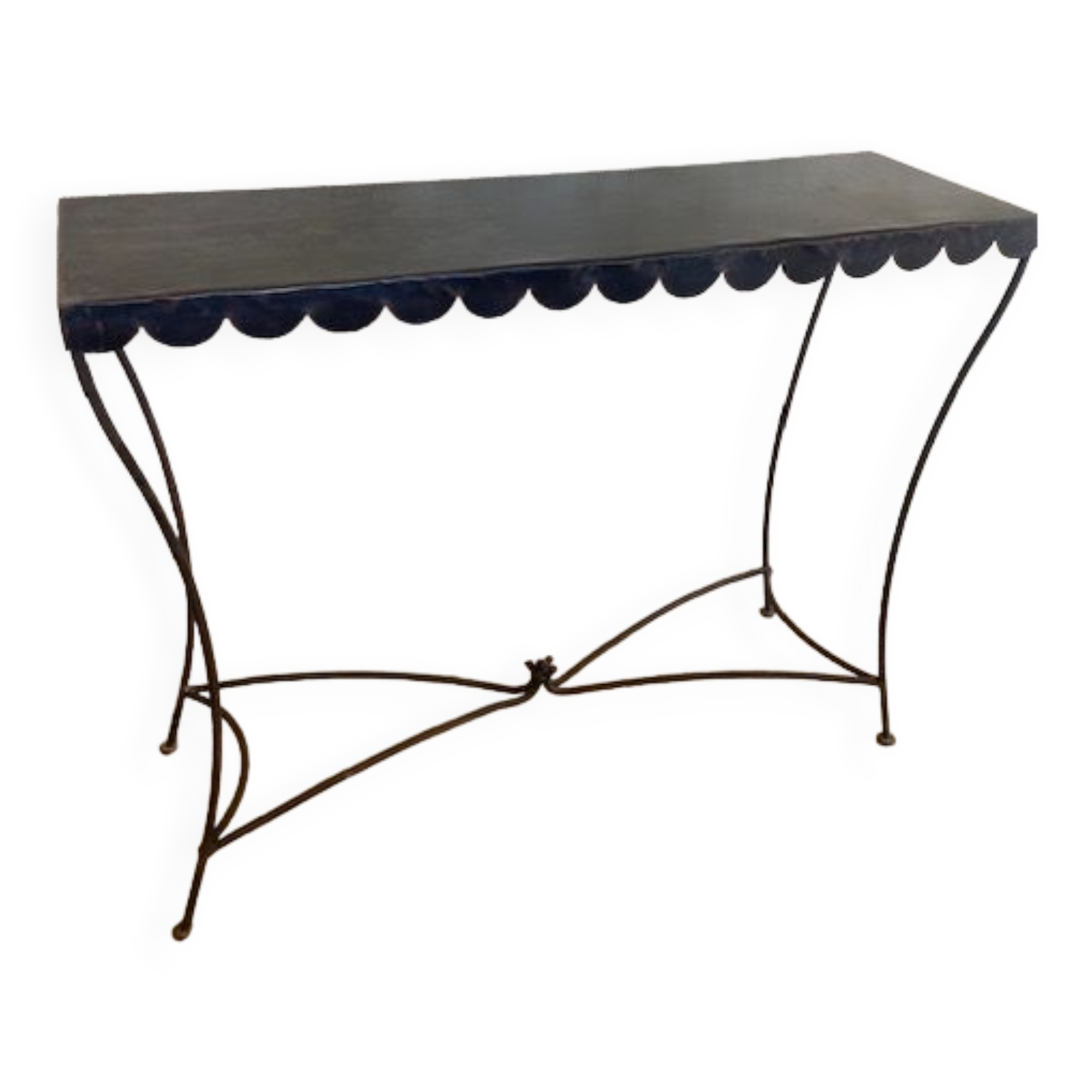 Console métal et fer forgé