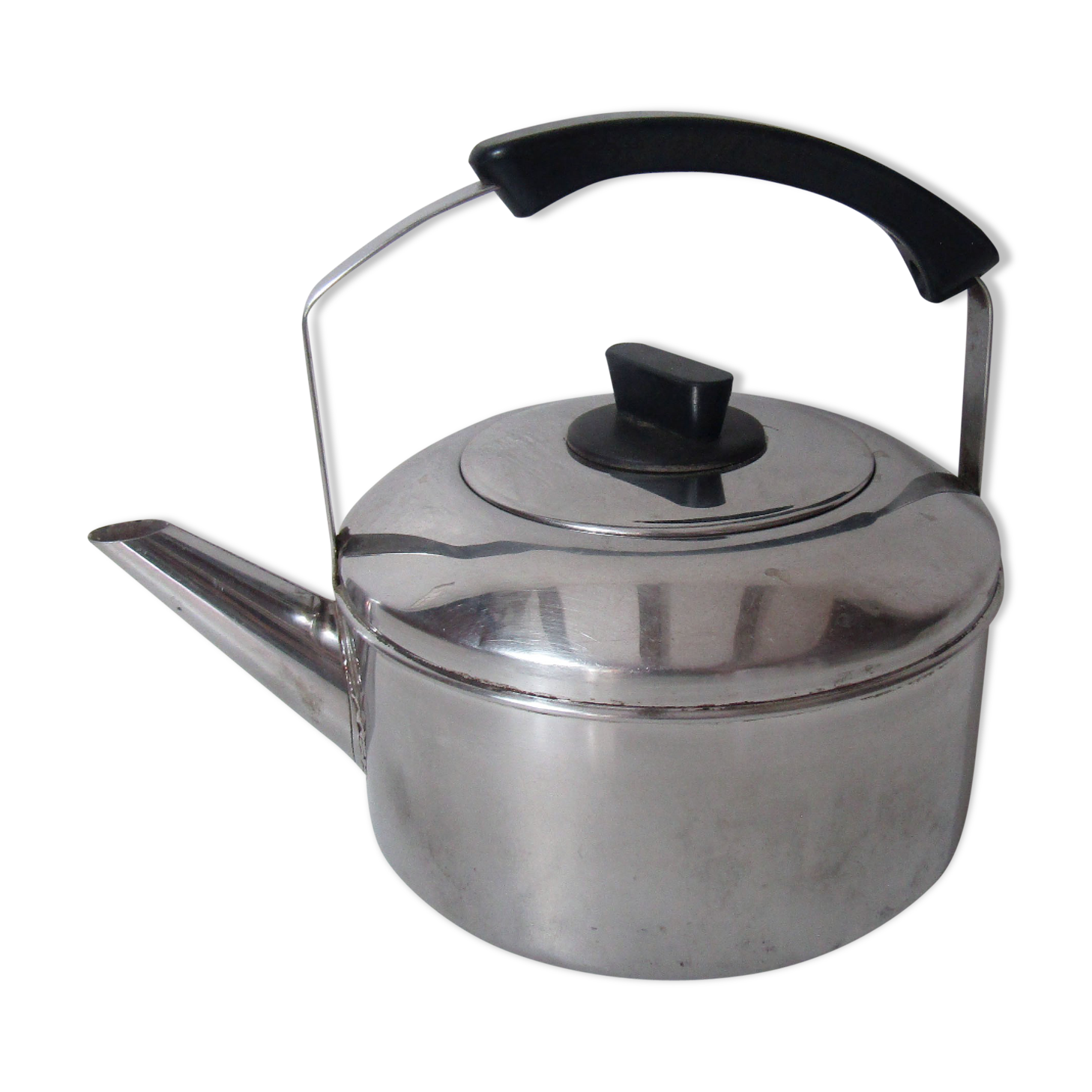 old 3-litre Bakélite stainless steel kettle