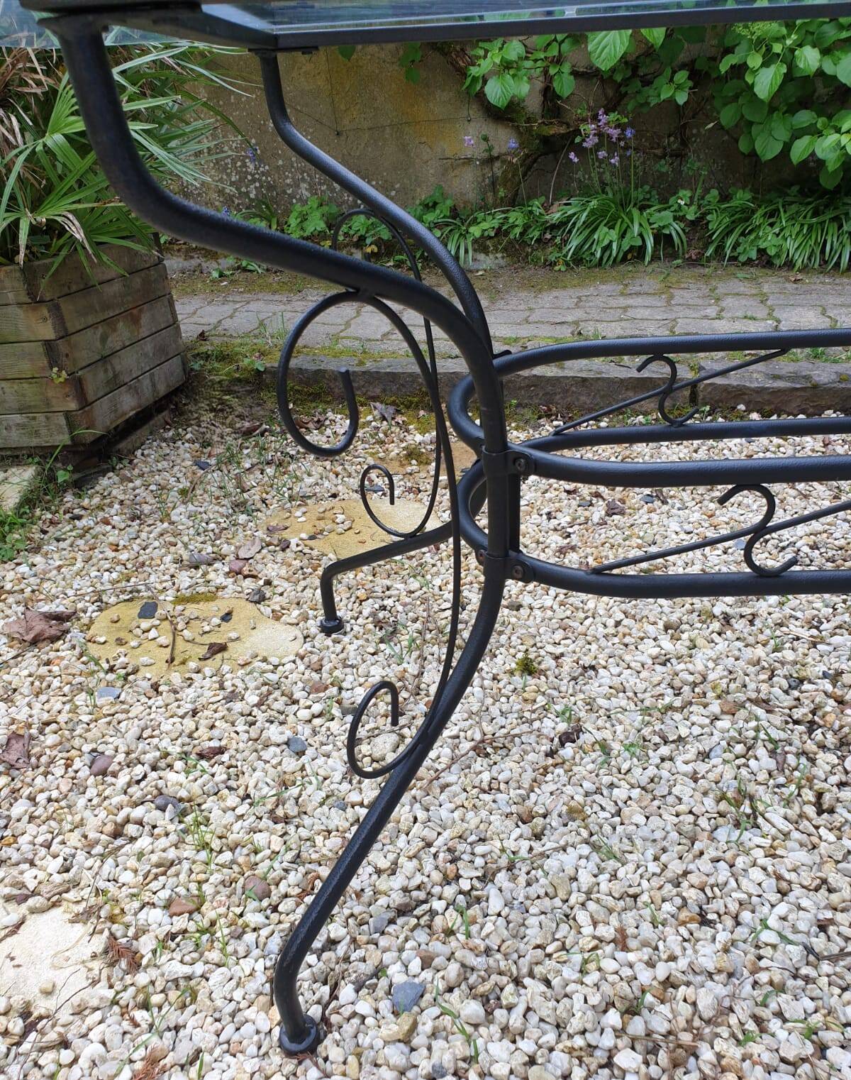glass top dining room table