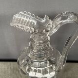 Antique solid crystal jug.