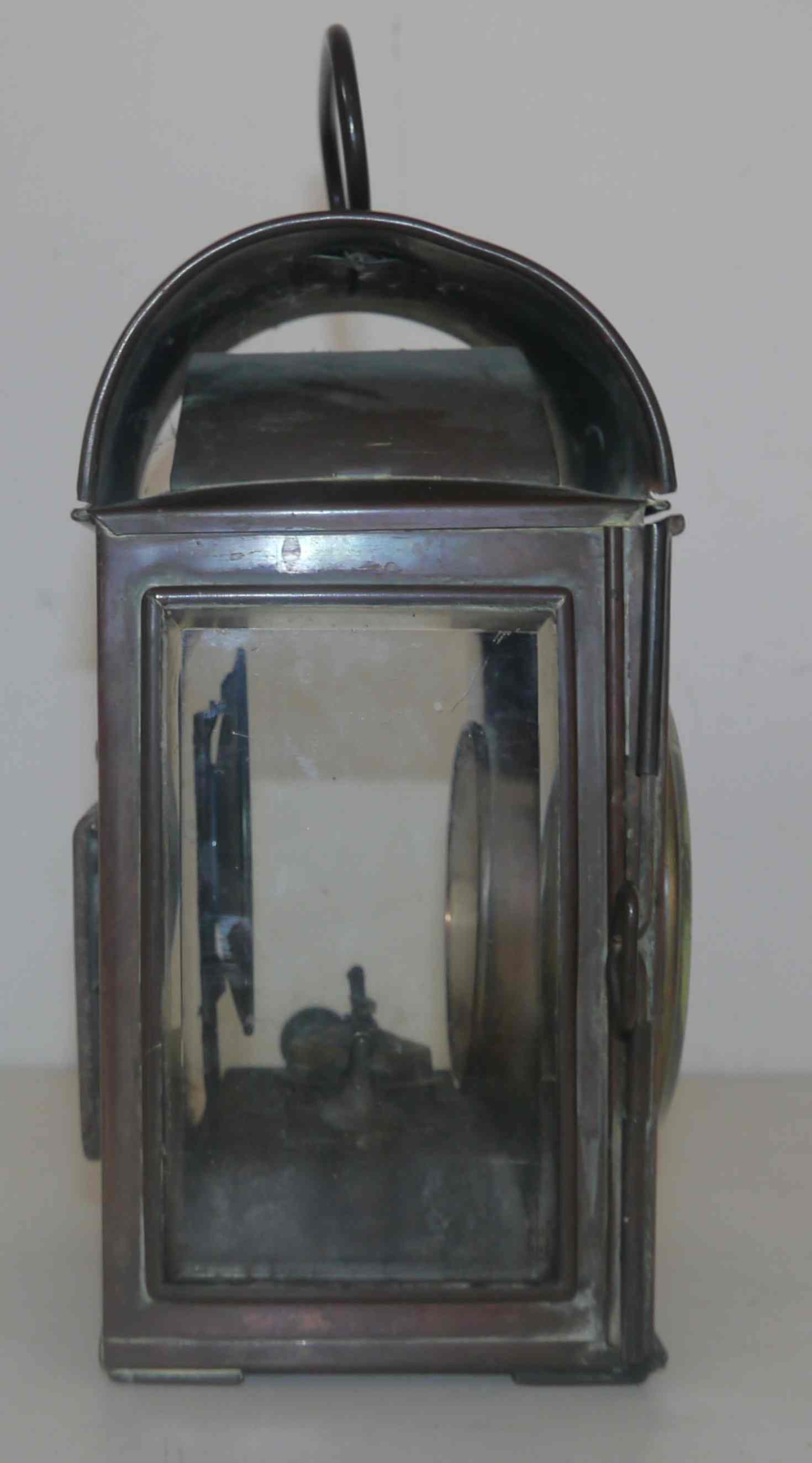 Old railway lamp "R.Allen - Hepton Mallett" early 20th century