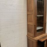 Showcase in two directoire style frames in solid walnut XX century