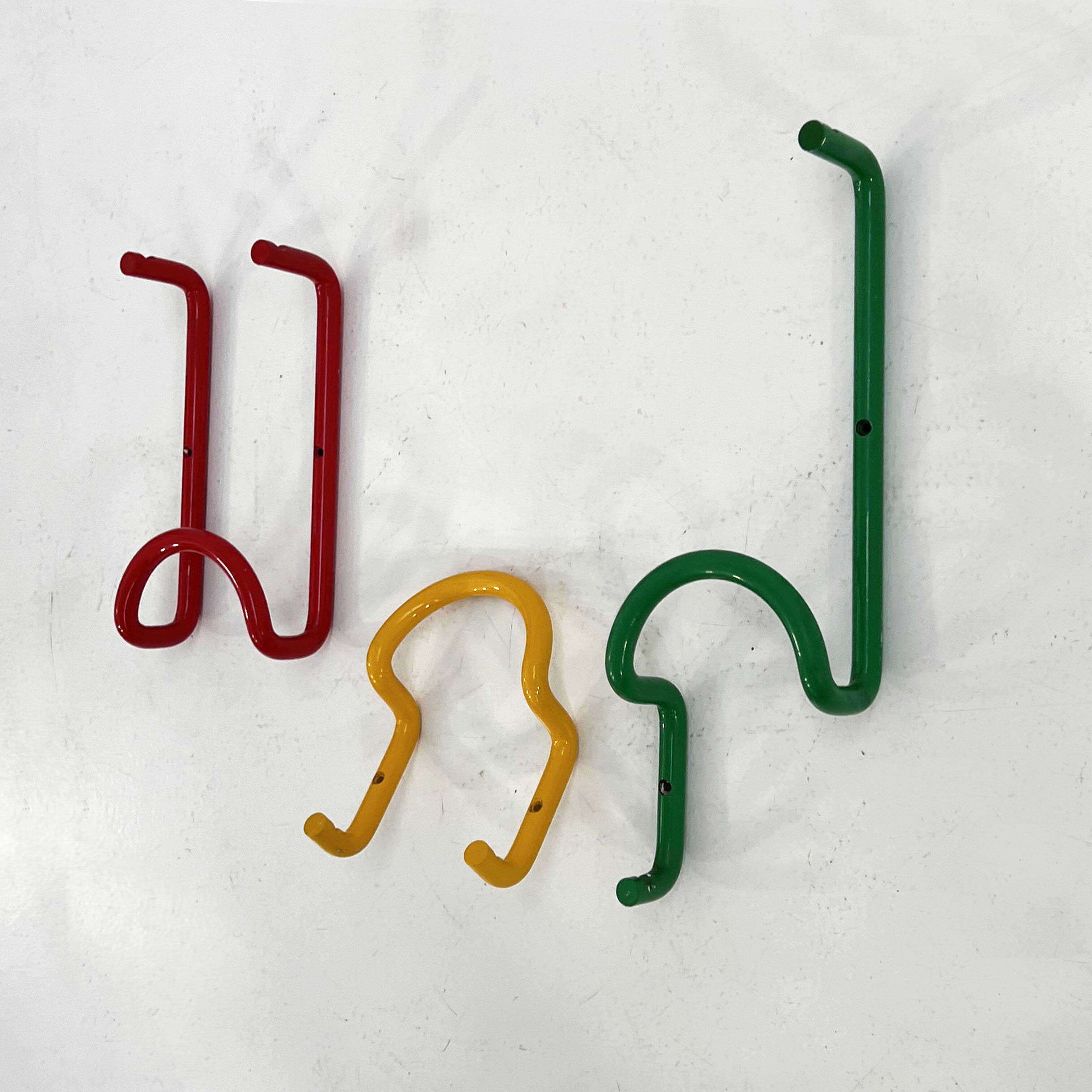 Set of 3 "taka" coat hooks by Cesare Rota Nodari for Acerbis, 1960