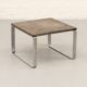 Slate & Chrome coffee table by Draenert 1970s