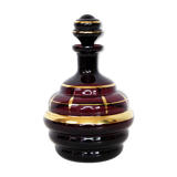 Smoked glass carafe for the 1950s