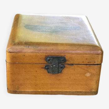 Victorian wooden box Mauchline late 19th century