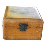 Victorian wooden box Mauchline late 19th century