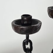 Vintage brutalist chain candlestick Spain