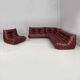 Modern French Togo leather sofa