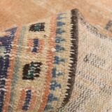 6x9 Peach & Navy Blue Classic Turkish Rug, 180x275Cm