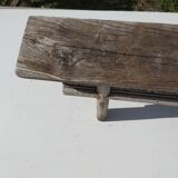 Former carved wood bench Orient/Asia