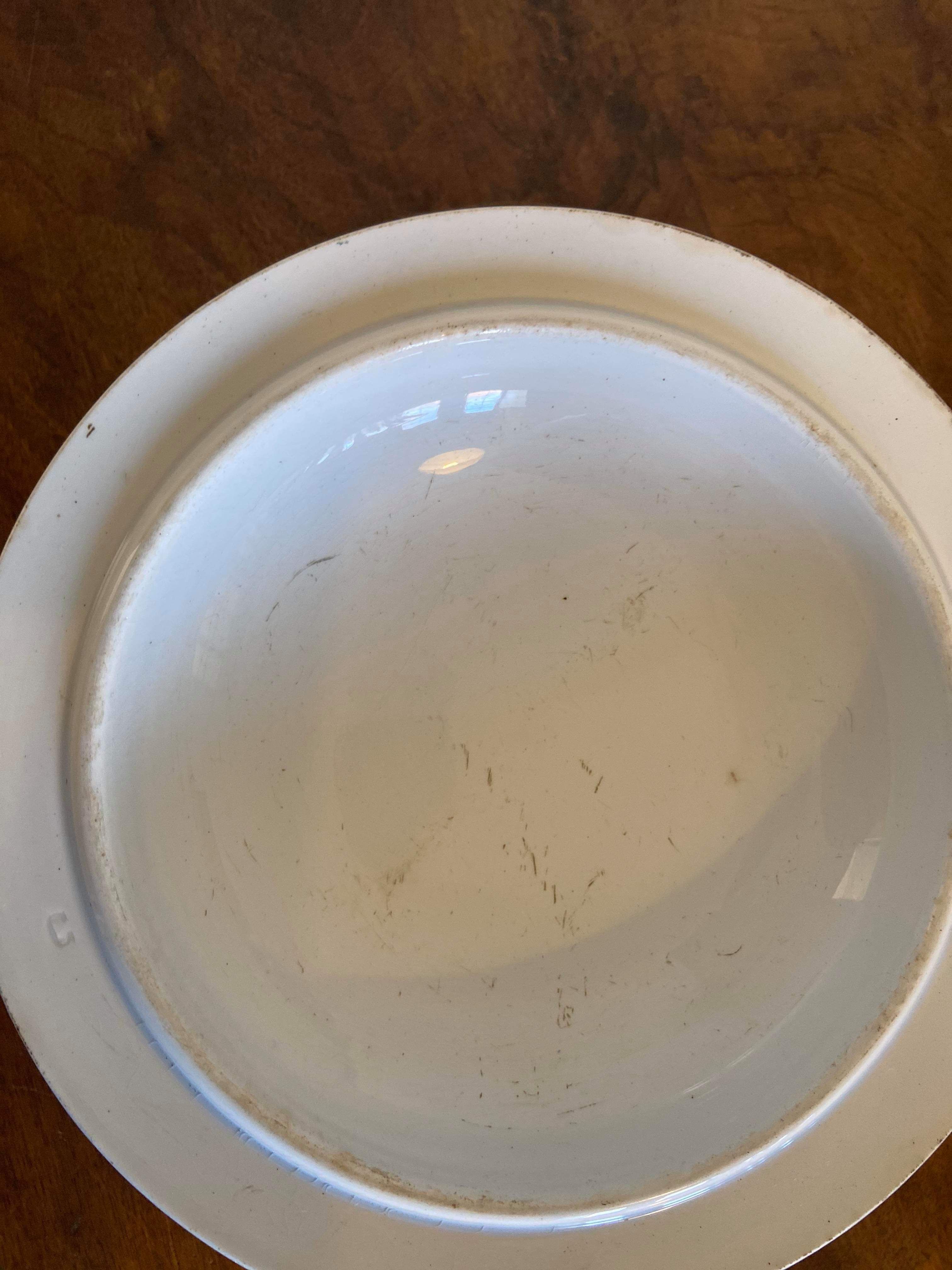 Hamage Nord vintage porcelain soup in France