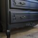 Black vintage chest of drawers