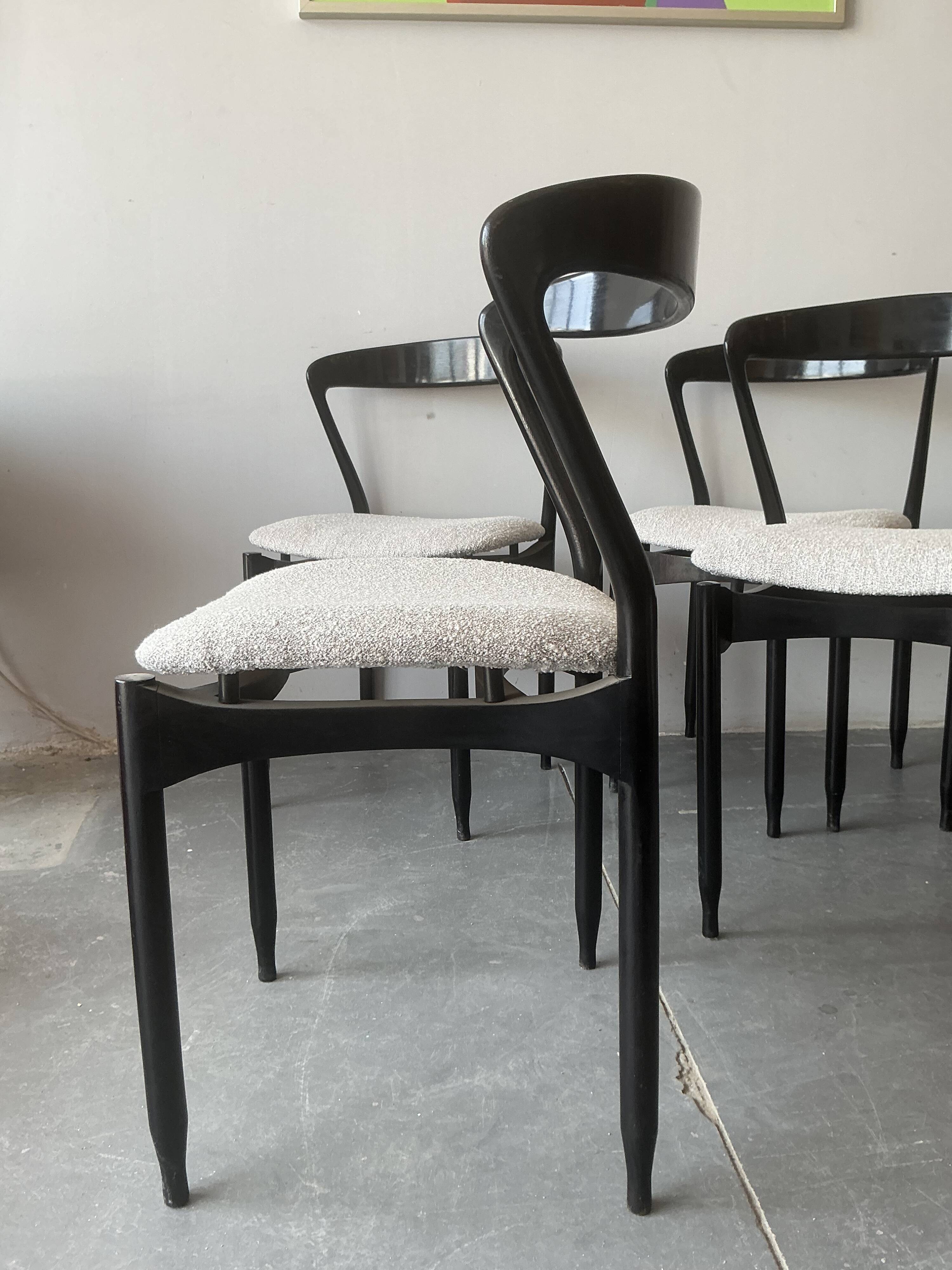 4 Chairs by Gigi Radice, 1956