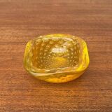 Vintage Italian Bullicante Glass Bowl from Murano