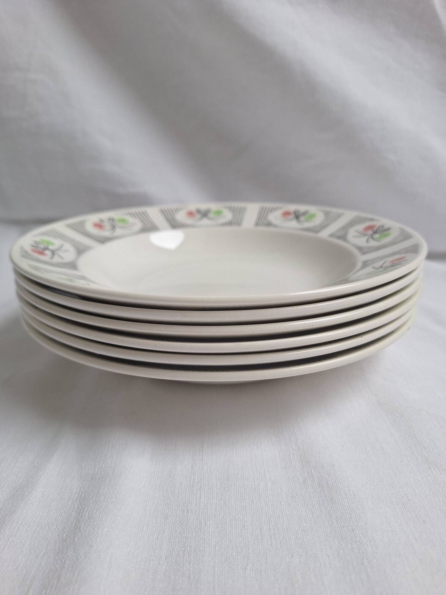 Deep plates Gien model Marie-José