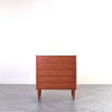 Mid-Century Danish Teak Chest of Drawers, 1960s