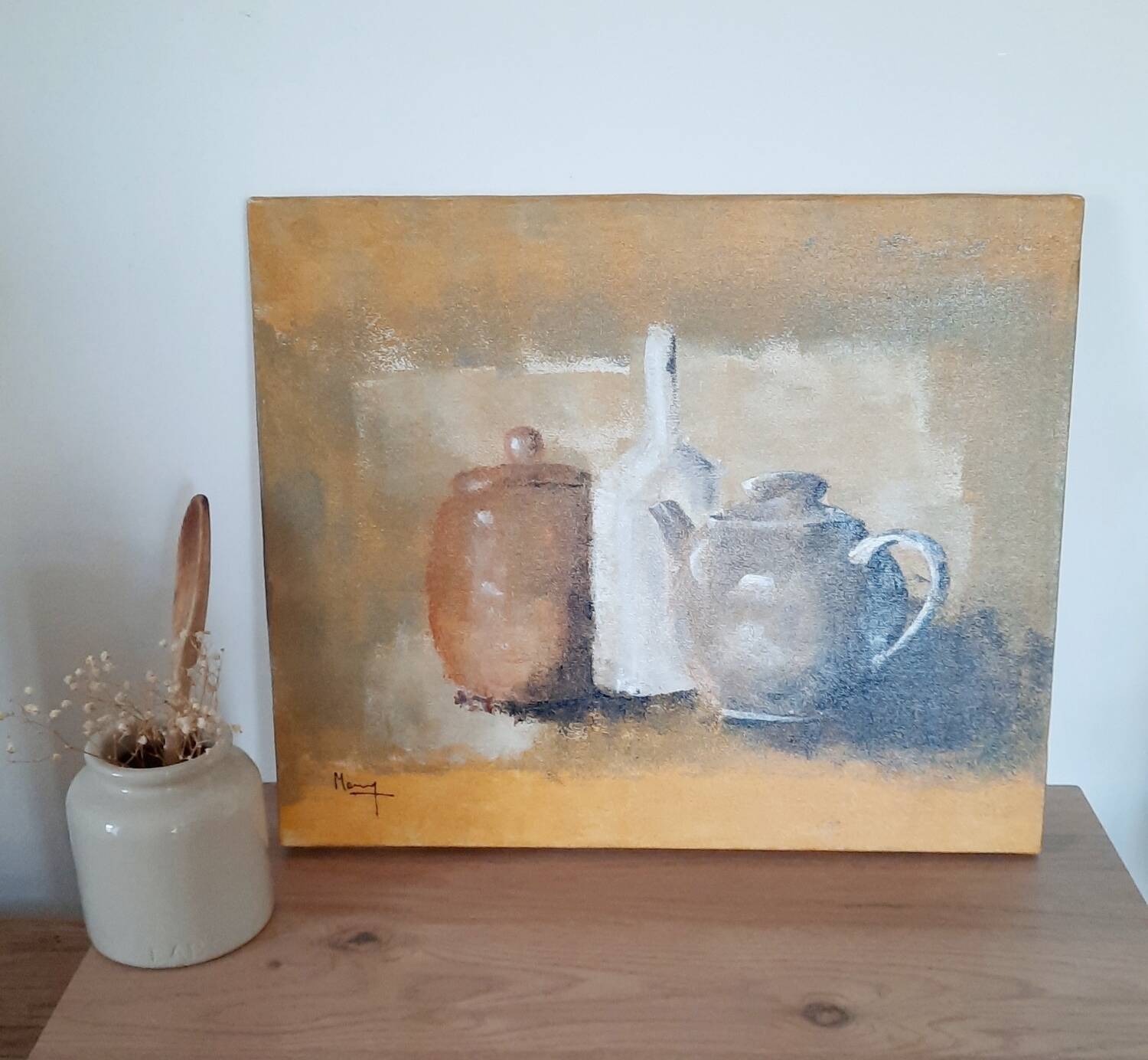 Oil painting painting