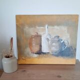 Oil painting painting