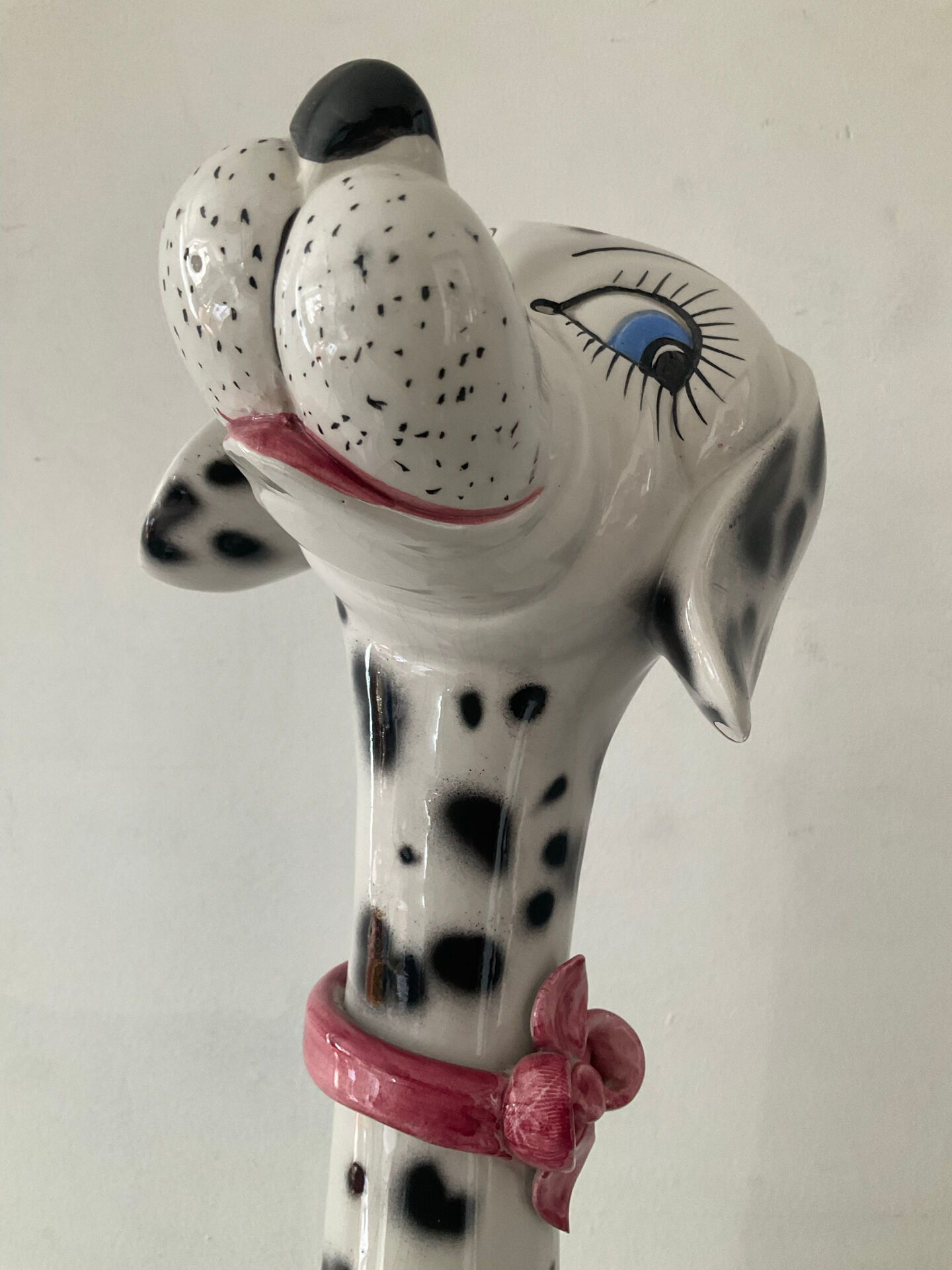 Large Dalmatian in Italian ceramic from the 1970s.