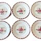 6 old Longchamp earthenware dinner plates