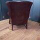 2x Chesterfield wingback armchair