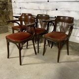 Set of 4 bistro armchairs