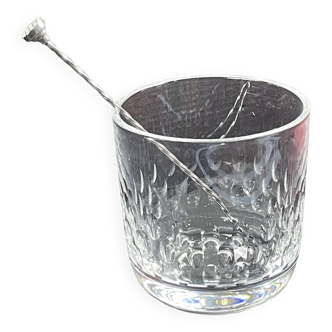 Seau à glace en Cristal  art de la table H 15,5 cm, diamètre 15 cm