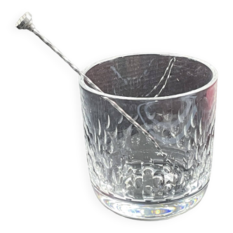 Tableware crystal ice bucket H 15.5 cm, diameter 15 cm