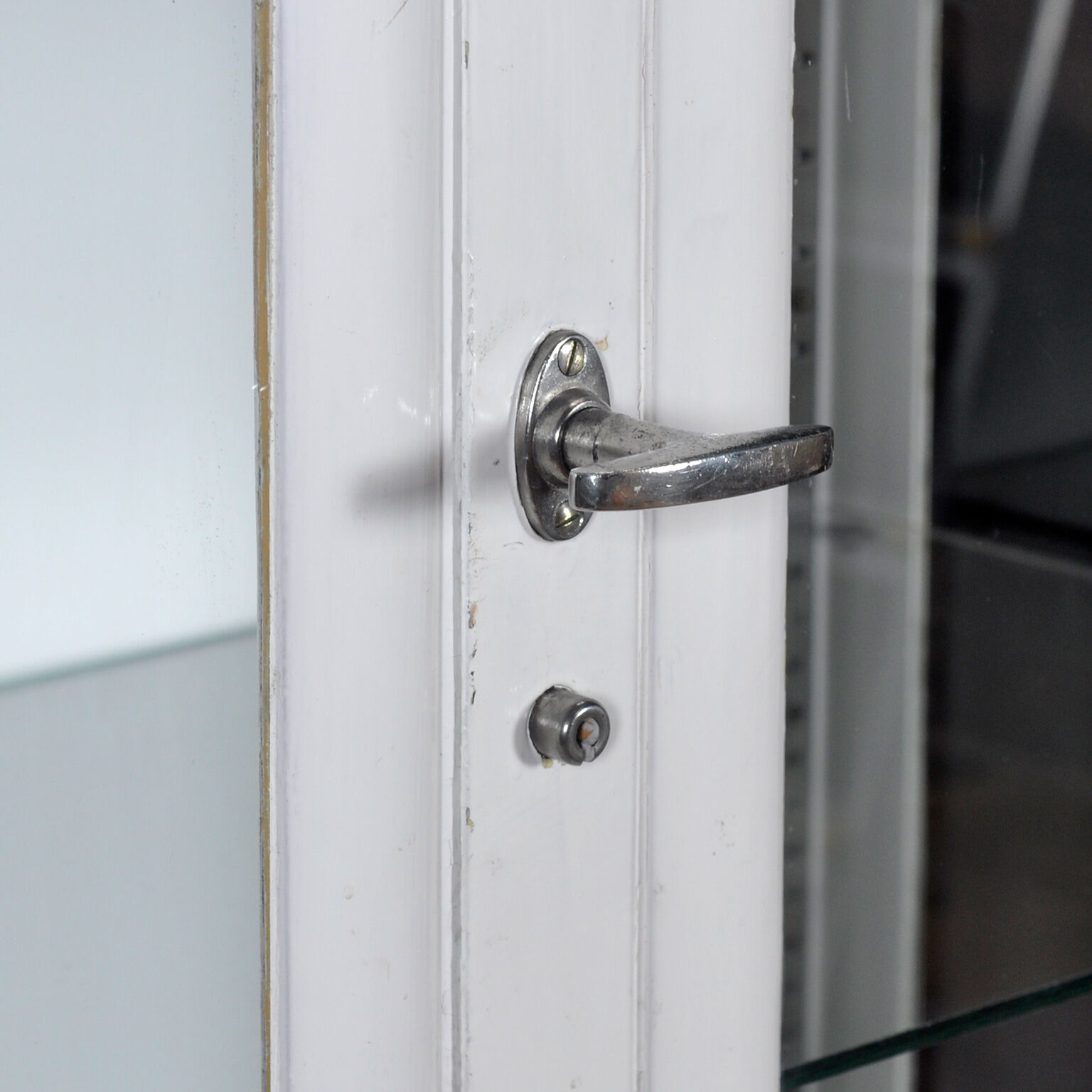 Iron medical cabinet, 1930s