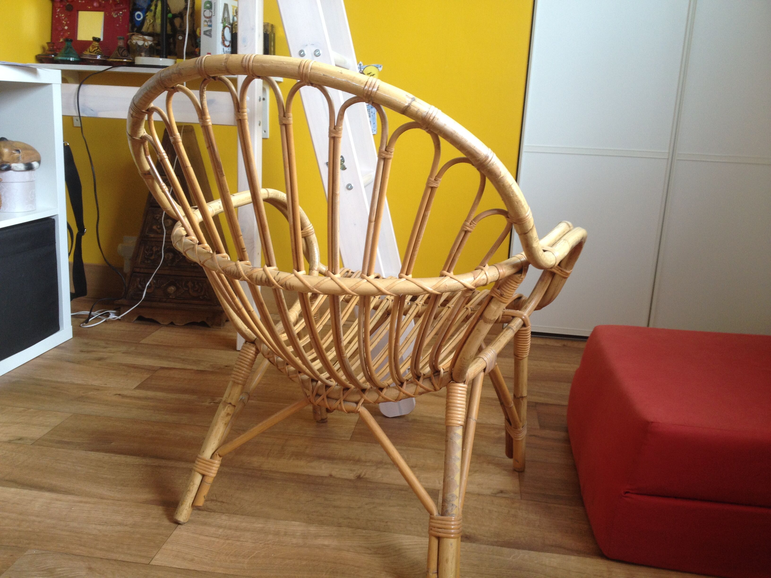 Fauteuil en rotin