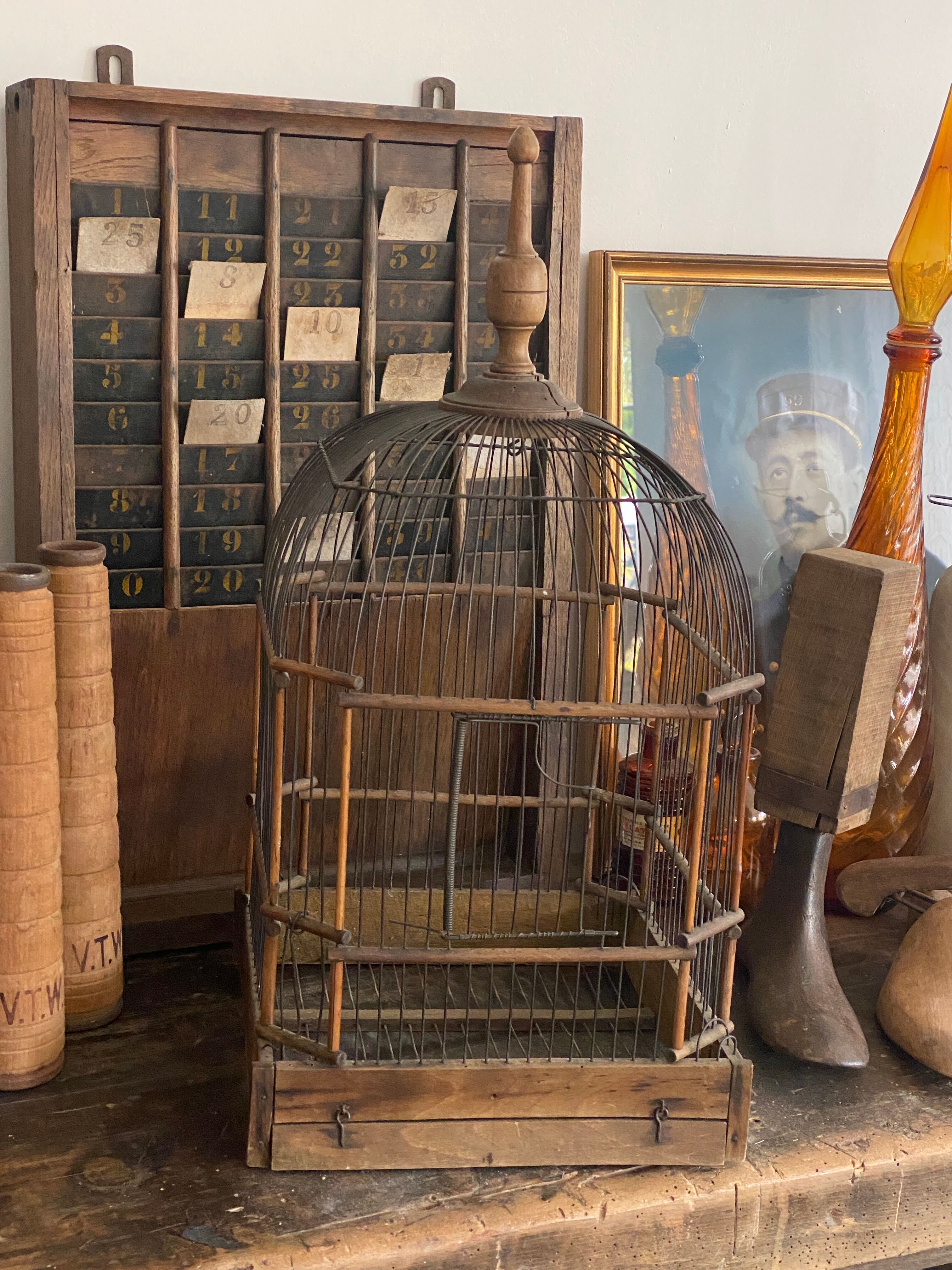 Old bird cage
